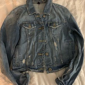 EUC cropped denim jacket